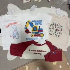 新品 4点 男の子デザイン Tシャツ 95cm