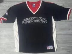 90s USA製 NBA BULLS × チャンピオン　シューティングシャツ