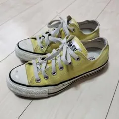 Converse React2.0 イエロースニーカー23.5cm