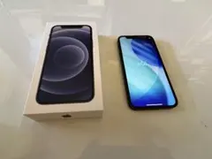 Apple iPhone 12 mini 本体 ブラック(箱付き)