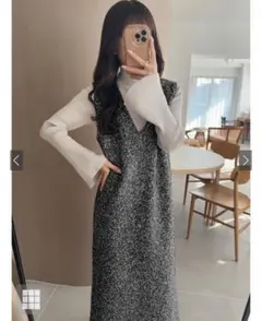 GRL ボアジャンパースカート[sm107]