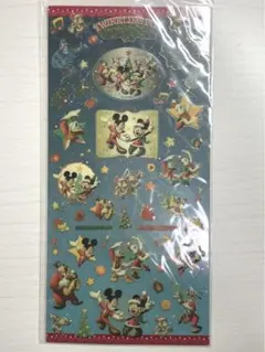 ディズニー　平成レトロ　シール　クリスマスステッカー
