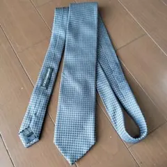 お値下げ DOLCE&GABBANA ブルーグレー パターン ネクタイ