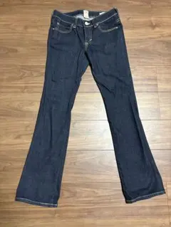 EDWIN ダークブルーブーツカットデニム