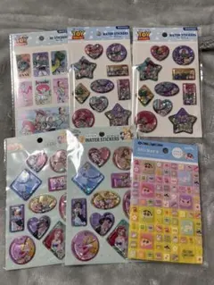 セリア トイストーリー プリンセス ウォーターシール クレヨンしんちゃんタイル