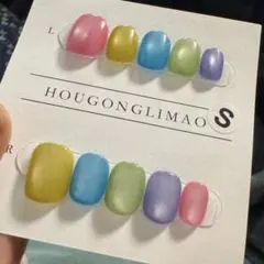 【セツ】マグネット　ネイルチップ　付け爪(A1348)