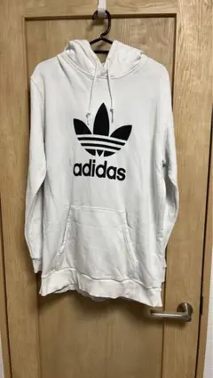アディダス オリジナルス トレフォイル パーカー サイズXL ホワイト