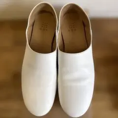 que shoes プレーン USED 白 Mサイズ