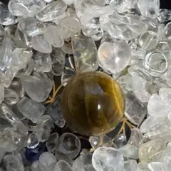 土日限定値引き天然石 タイガーアイ球体