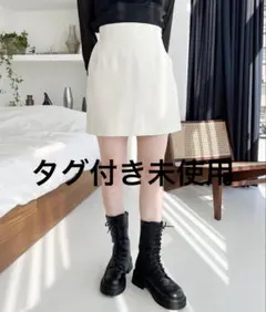 Heather アソートSETUPミニスカート ホワイト s