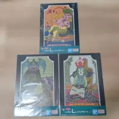 이치방쿠지 죠죠 の奇妙な冒険 L賞 ビジュアルシート 3종 세트