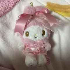 マイメロ　50周年　リボン姫シリーズ　マスコットホルダー