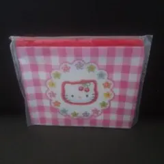 ハローキティ キティ フラットポーチ 50周年ハッピーアニバーサリー　サンリオ