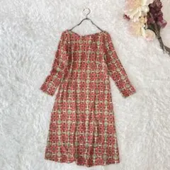 Sybilla(シビラ) 総刺繍ワンピース（M）イトキン　花柄　極上　日本製