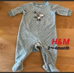最終価格H&M スヌーピー ロンパース 2~4ヶ月
