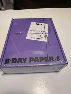 ENHYPEN NI-KI B-DAY PAPER