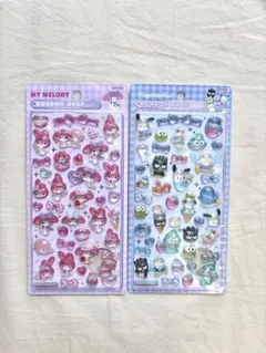 【正規品】サンリオ ボンボンドロップシール 2種セット マイメロ・はぴだんぶい