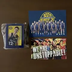 宇都宮ブレックス　高島紳司ミニチュアアートイーゼル・トレカ・シールセット