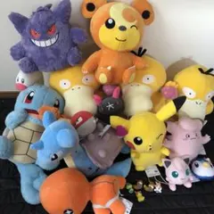 ポケモン ぬいぐるみ セット ゲンガー ピカチュウ ゼニガメ など