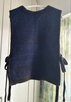 ウール100%ベスト　ロワズィール　手洗い可能