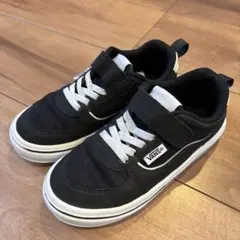 くりり様専用　VANS ブラック スニーカー マジックテープ付き　19㎝