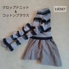 【匿名】EMODAクロップドニット&ボートネックシャツ★ZARA無印良品ビームス