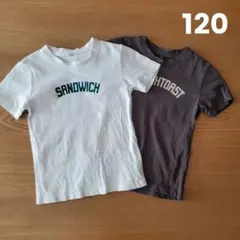 キッズ Tシャツ 2枚セット 120cmのサムネイル