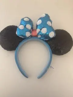 東京ディズニーリゾート　ディズニー 限定のミニーマウススパンコールカチューシャ