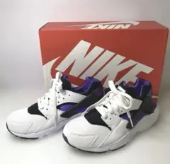 【新品未使用】NIKEハラチランキッズスニーカー23.5cm ホワイト×パープル