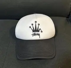 Stussy トラッカーキャップ グレー/ブラック