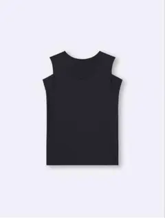 GU 新品STYLE-DRY ワイドネックT ノースリーブ Lサイズのサムネイル