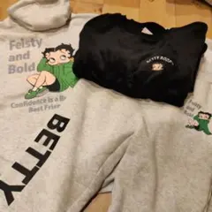 新品 BETTY BOOP パーカー ズボン トレーナーセットアップ ３点