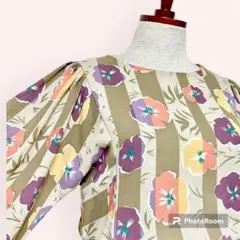 vintageヴィンテージワンピース80s90sストライプレトロUSA海外古着