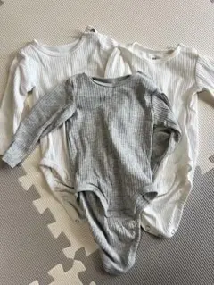 Ｈ＆Ｍ　シンプルロンパース　４-6m 70