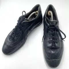 良品✨ MAGNANNI レザー　ビッグロゴ　ドライビングシューズ　レース