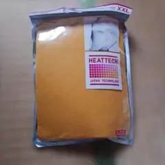 ☆UNIQLOHEATTECH タートルネックTシャツ XXL イエロー