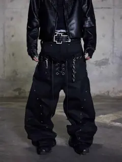 RICH】Knight Wide Waxed Pants - メルカリ