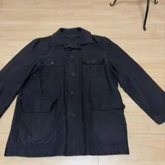 アレグリ　三陽商会　ブラック ミリタリージャケット　Mサイズ(46)