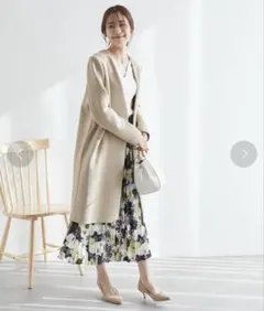 【新品】ROPE' PICNIC ダンボールカラーレスコート　スプリングコート