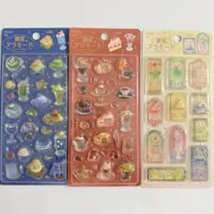 喫茶アラモード きゅるるんシール ジュエルプチドロップシール シール