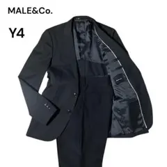 【極美品】MALE&Co. 冠婚葬祭 礼服 スーツ セットアップ アジャスター付