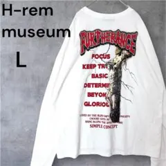 長袖Tシャツ【L】イラスト プリント ロゴ メタル ビッグシルエット ストリートのサムネイル