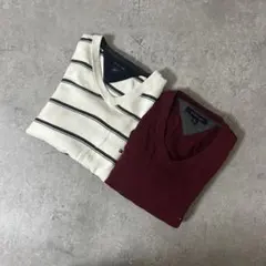 TOMMY HILFIGER Vneck knit 2set
