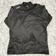 【値下げしました】アシックス 黒アンダーシャツ Oサイズ 美品 人気