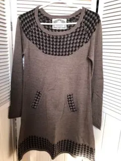 レディース　長袖　ワンピース　チュニック