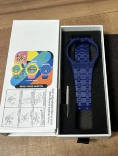スウォッチ × AP ロイヤルポップ用カスタムベルトバンド ライトブルー