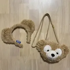 即日発送可能 東京ディズニーシー ダッフィー ポーチ カチューシャ セット