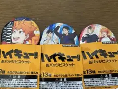 ハイキュー 缶バッジビスケット