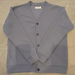 美品！メンズNOLLEY'S グレーブルー VネックカーディガンMサイズ