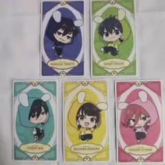 ブルーロック casual bunny ナムコ限定オリジナルイラストカード 5種